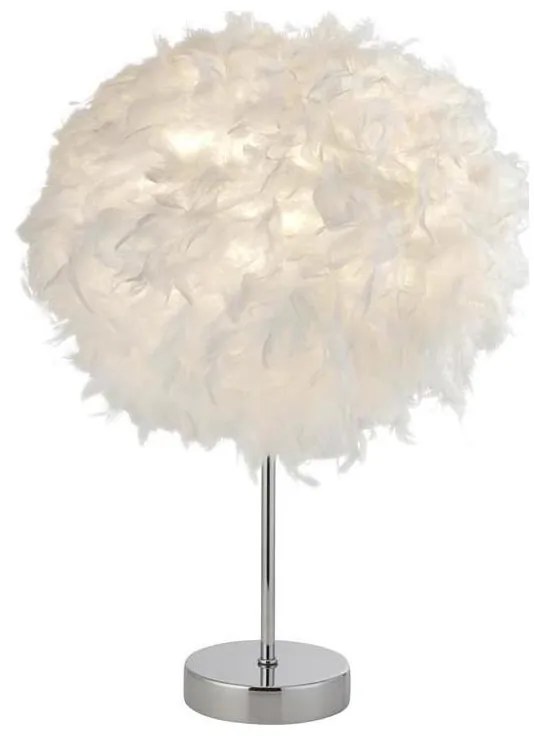 Searchlight EU60392CC - Настолна лампа HATTIE 1xE14/60W/230V