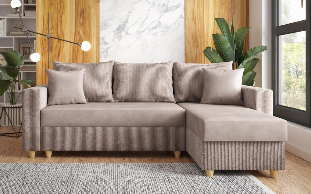 Разтегателен ъглов диван Финикс