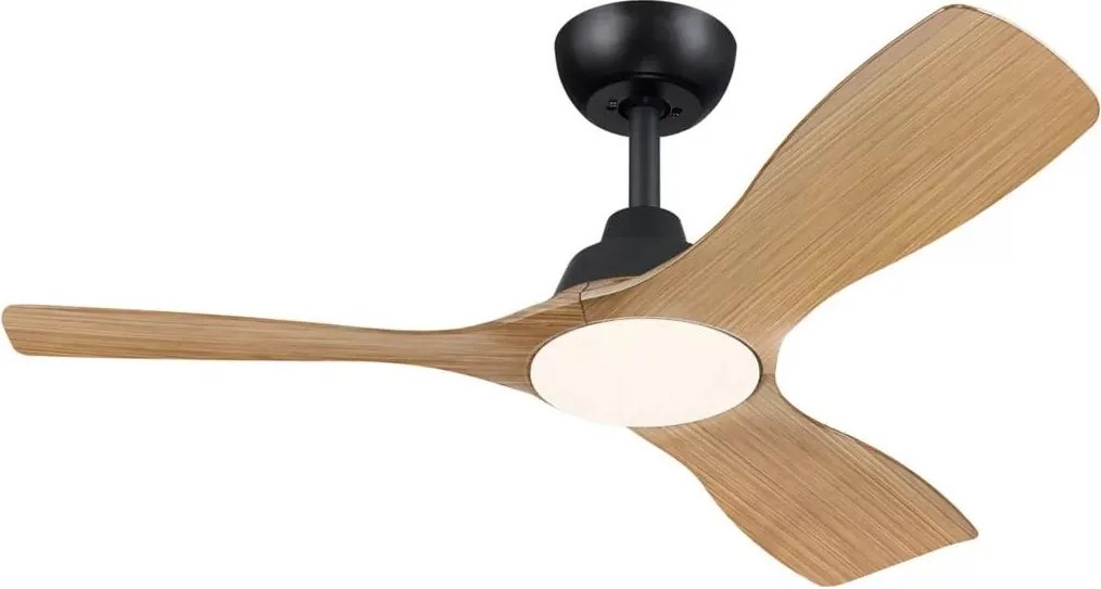 Philips-LED димируем таванен вентилатор OLAS LED/24W/230V Ø 106 см черен/кафяв + дистанционно управление