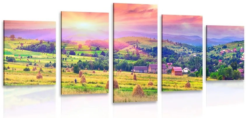 картини от 5 части – Купи сено в Карпатските планини