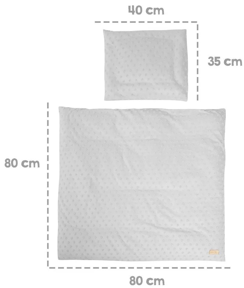 Спално бельо за детско легло 80x80 cm Lil Planet - Roba