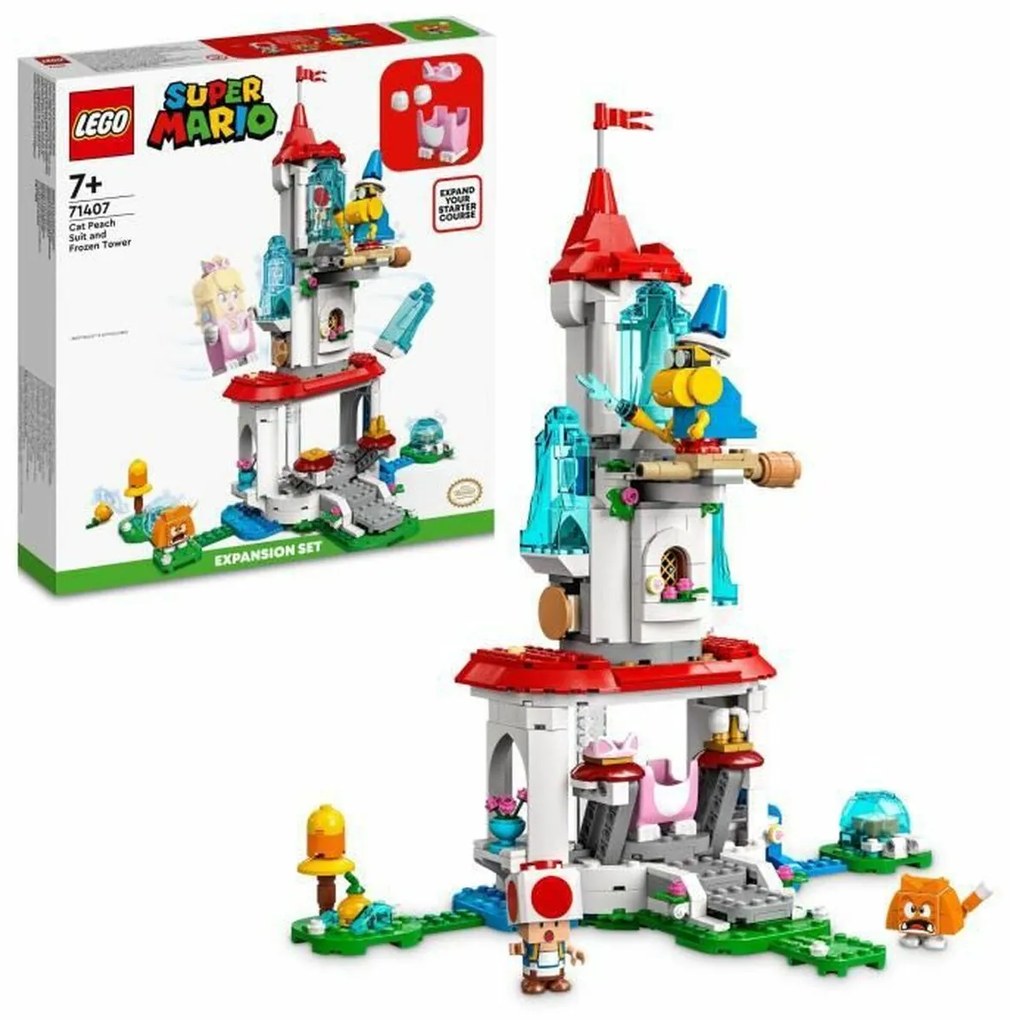 Строителна Игра Lego 71407 Super Mario The Frozen Tower and Peach Cat Costume