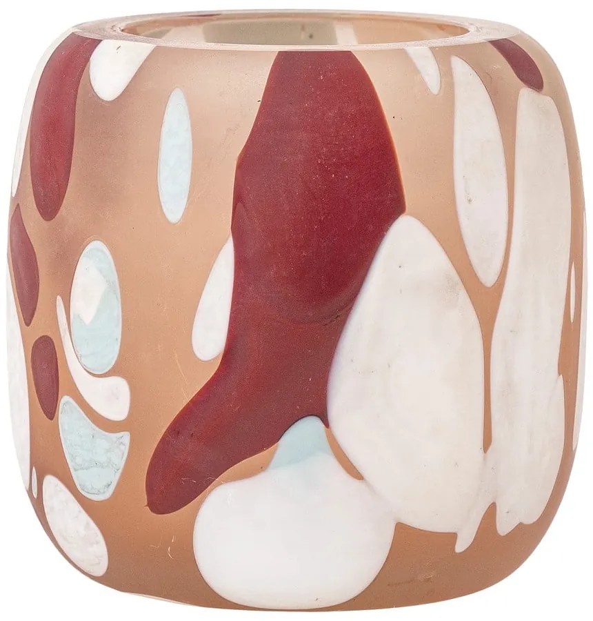 Стъклен свещник за чаена свещ Karan – Bloomingville