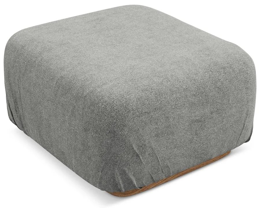 Сива модулна табуретка от букле Ailani – Makamii