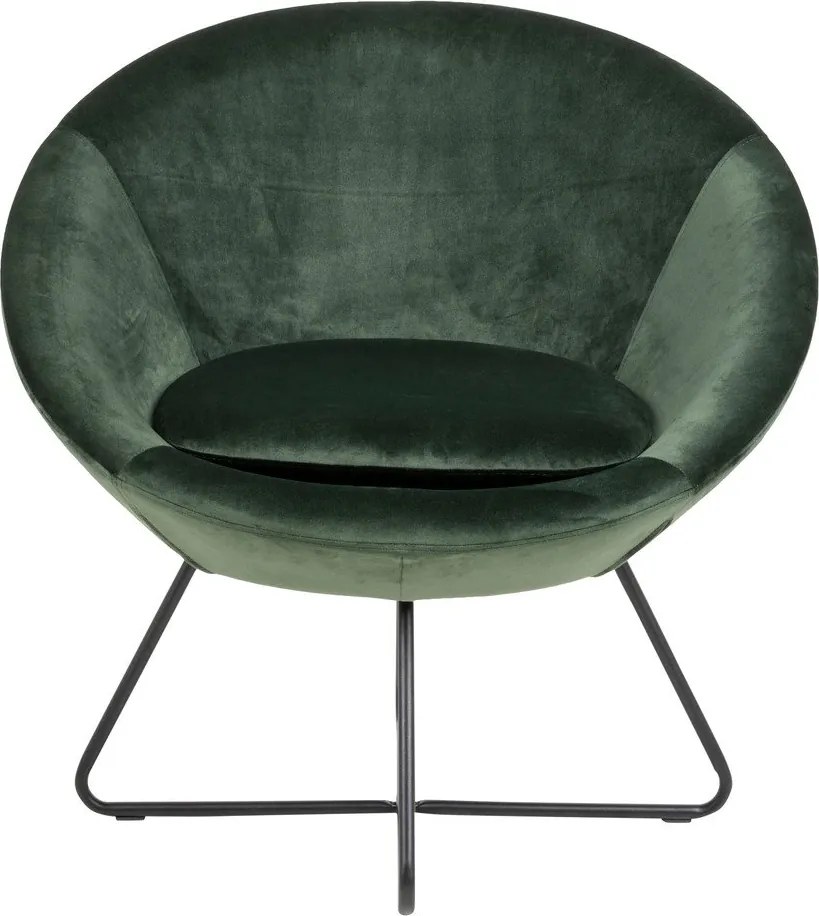 Фотьойл от зелено кадифе Center - Actona