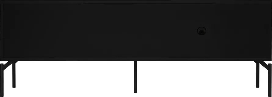 Черна маса за телевизор 160x60x42 cm Met – noo.ma
