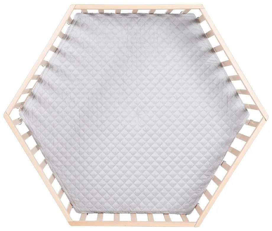 Кошара за игра от букова дървесина в естествен цвят 119x104 cm - Roba