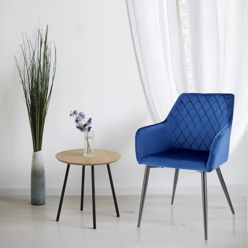 Стол за хранене от кадифе APIS Зелено