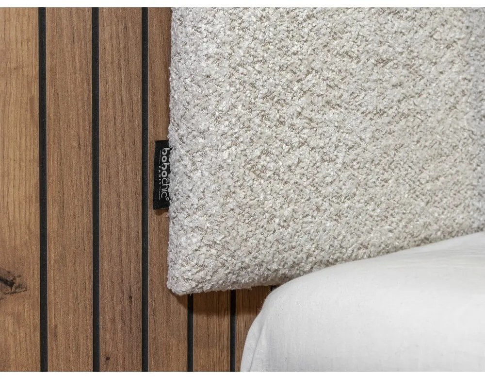 Бежово двойно легло с включена подматрачна рамка 160x200 cm Lior – Bobochic Paris