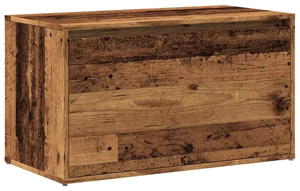 856752 vidaXL L Холна пейка 80x40x45 cm Стара дървесина Инженерна дървесина