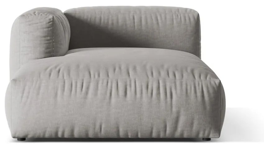 Светлосив модул за диван (ляв ъгъл) Martina – Micadoni Home