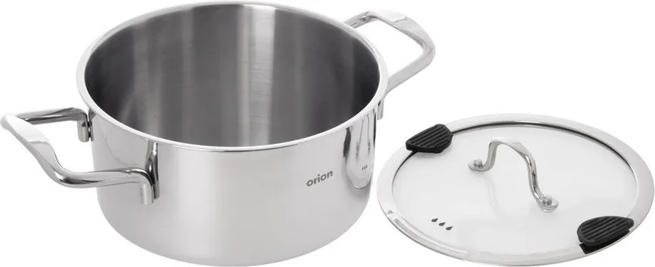 Касерола от неръждаема стомана с капак 1,2 l Venice – Orion
