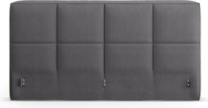 Тъмносива тапицирана табла за легло 249x100 cm Darren – Micadoni