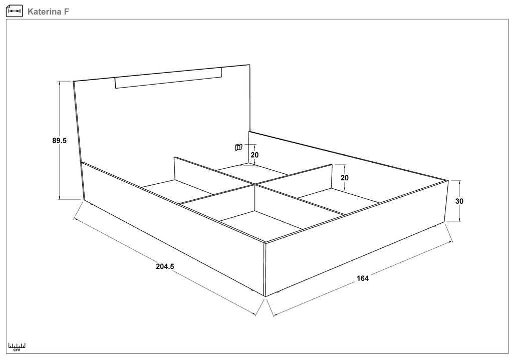 Спалня 160/200 Катерина