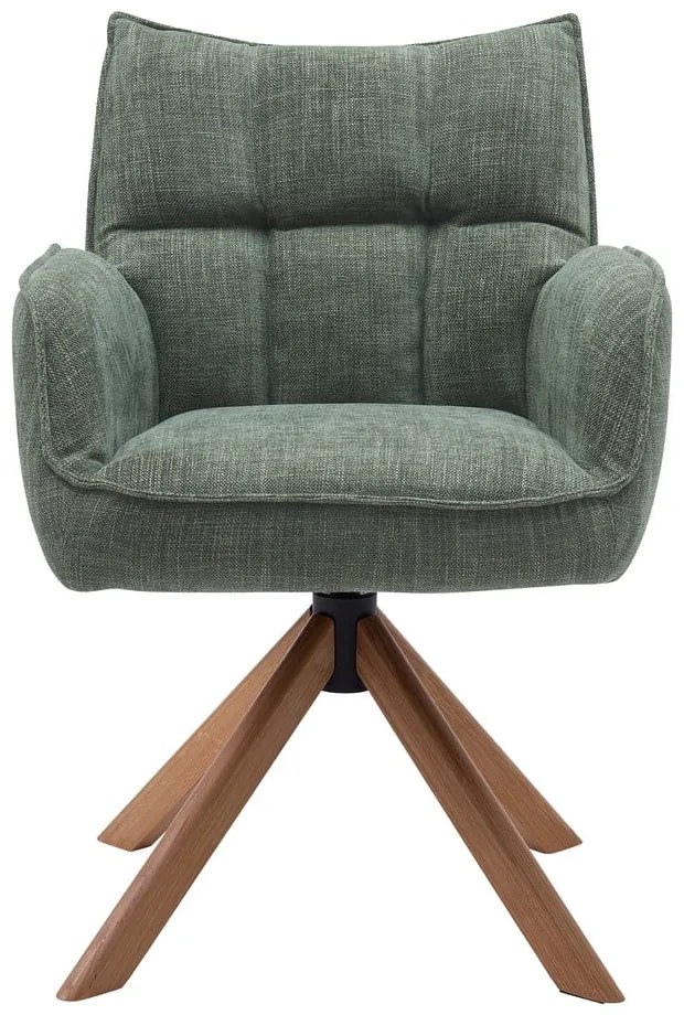 Зелени тапицирани трапезни столове в комплект 2 бр. Marilla – Unique Furniture