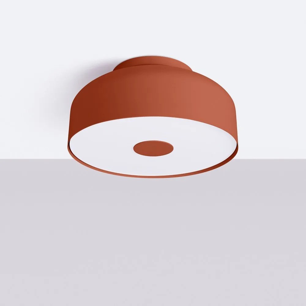 Оранжево осветително тяло за таван ø 30 cm Blacko – Sollux