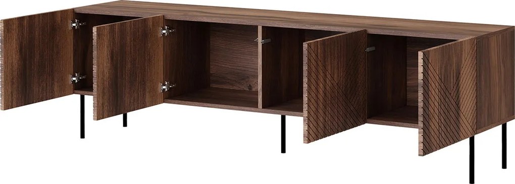 TV шкаф Art Deco-Кафяво
