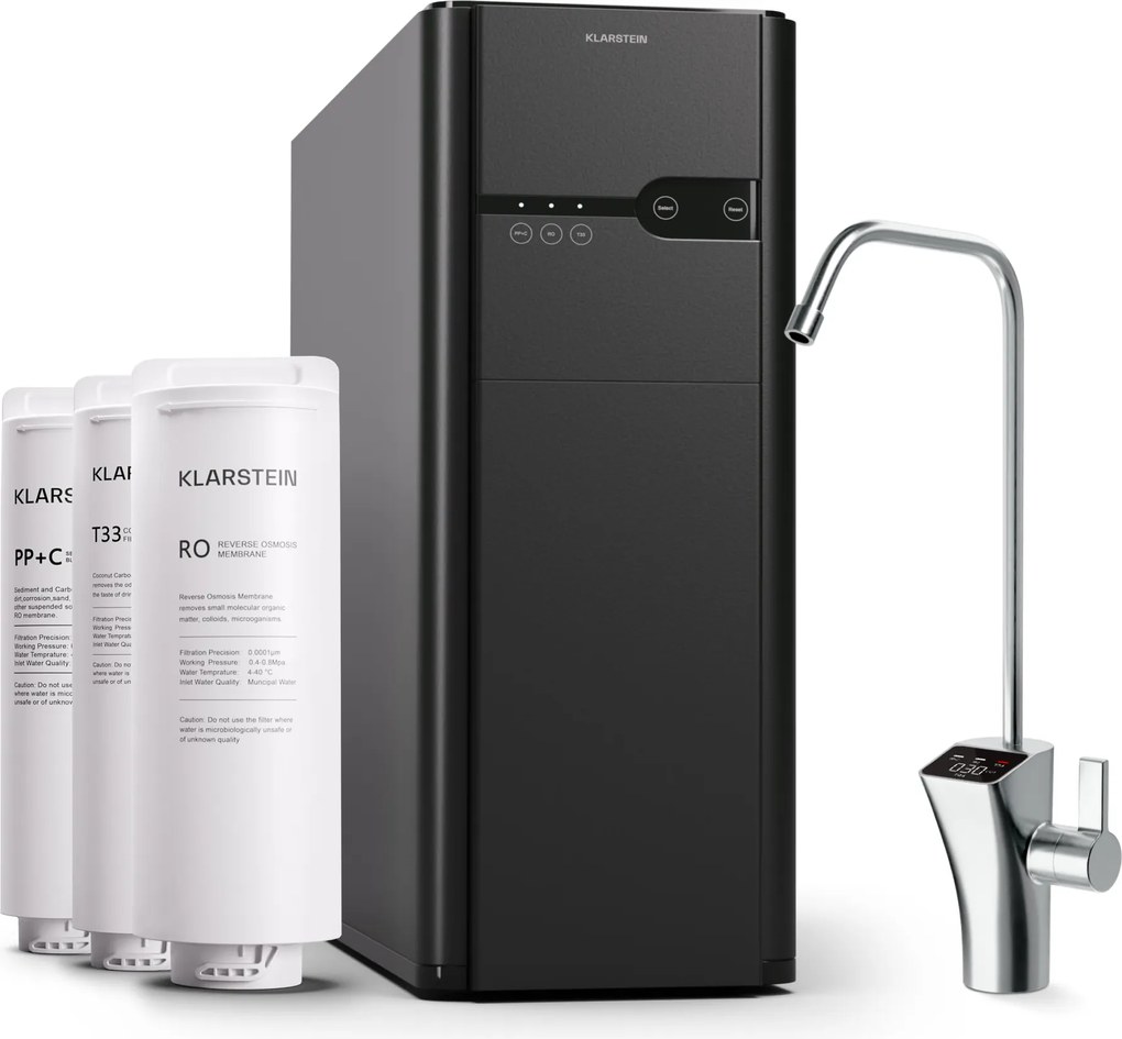 Klarstein PureLine 600, филтрираща система, обратна осмоза, 600 GPD / 2270 литра/ден