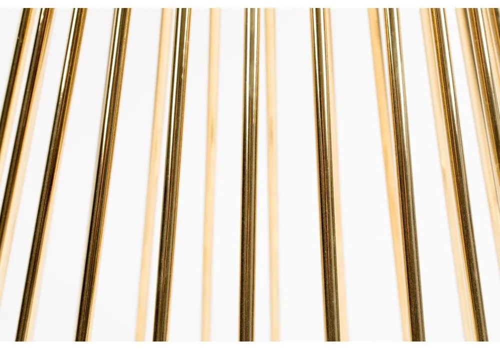 Кръгла маса за хранене със стъклен плот ø 104 cm Floris - White Label