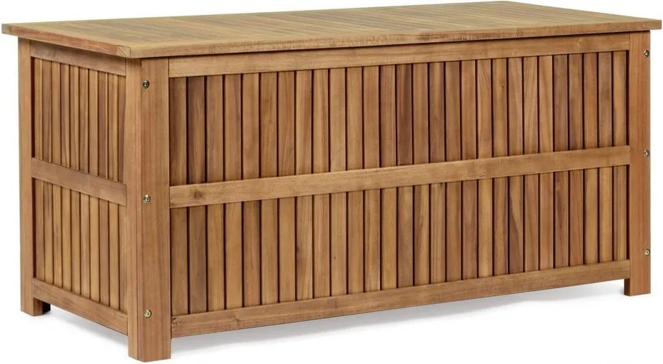 Дървена градинска кутия за съхранение в естествен цвят Noemi – Bizzotto