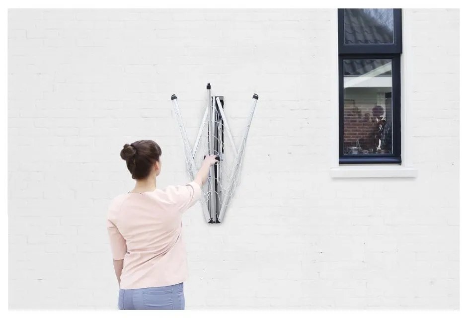 Градинска стенна сушилня за дрехи WallFix 24m – Brabantia