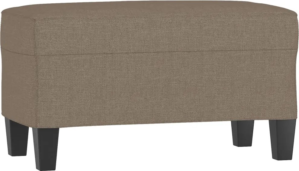 349438 vidaXL Пейка, Таупе, 70x35x41 см, плат