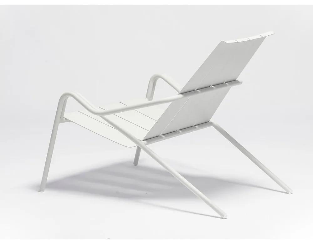 Бяло метално градинско кресло Fleole – Ezeis