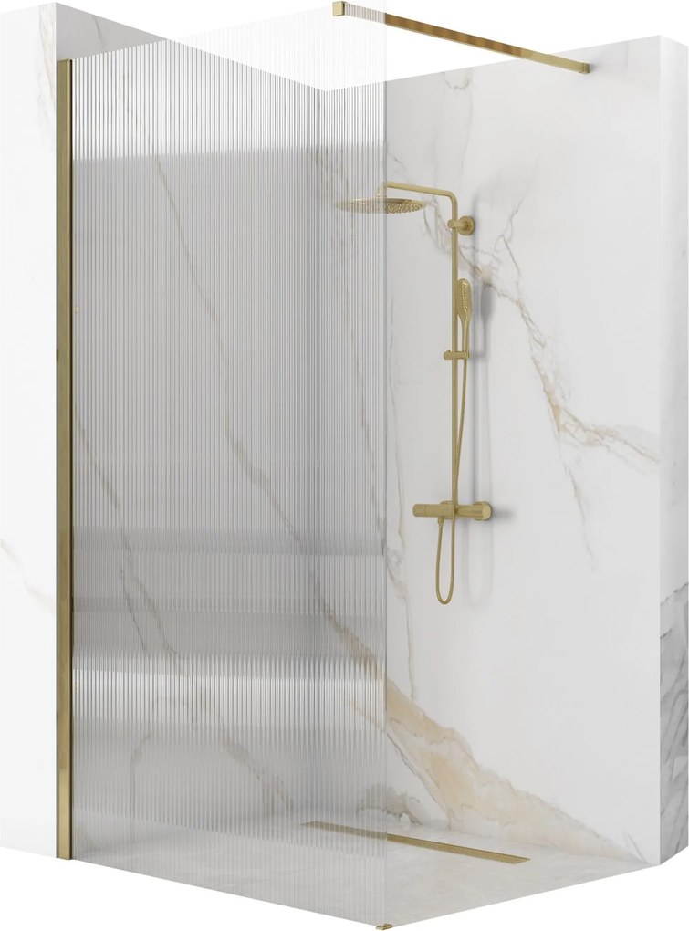 Душ параван Rea Aero Intimo Gold Brush 120