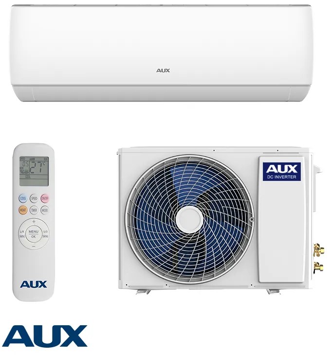 Инверторен климатик AUX J-Smart ASW-H12C5C4/JOR3DI-B8, 12000 BTU, 23 м2, A++, Wi-Fi, R-32, Бял