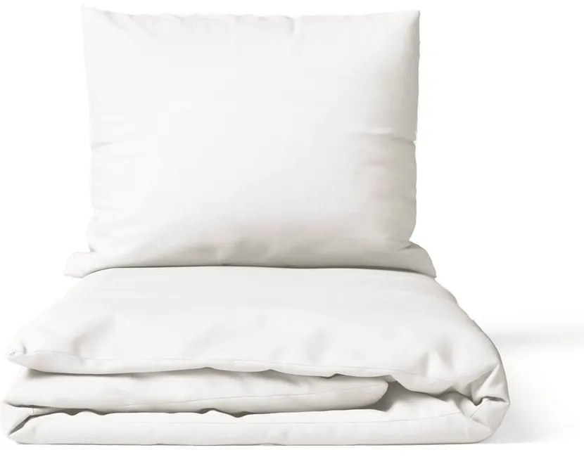 Бяло двойно спално бельо от микросатен 200x200 cm Basic – Bonami Essentials