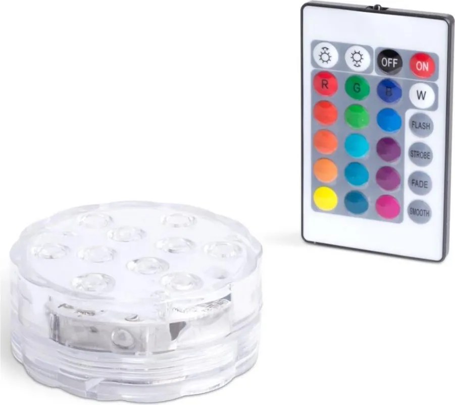 LED Димируемо осветление за басейн LED/3xAAA IP68 + дистанционно