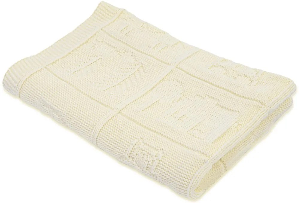 Baby Mаtex - Одеяло плетено екрю 75х100 см