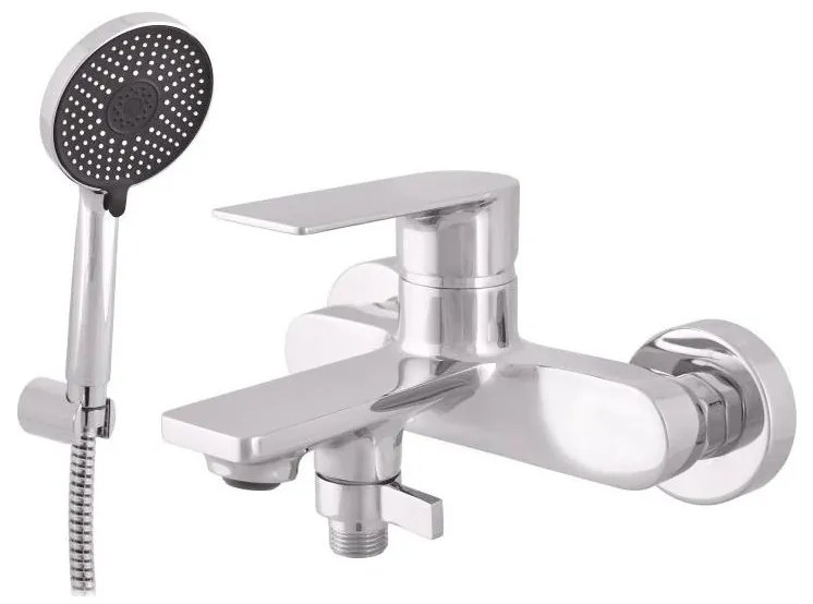 RAV Slezák NL154.5/1 - Комплект за вана със смесител NIL, лъскав хром