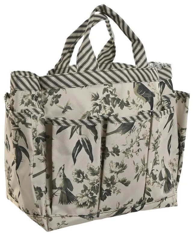 Поставки за инструменти Home ESPRIT Градина Кошница Зелен Бежов 47 x 18 x 27 cm