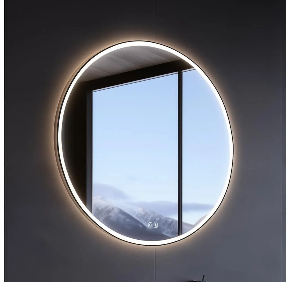 NIMCO ZPC 28000RVX-90 - LED огледало за баня, цветна температура 3000-6500K, диаметър 60 см, IP44