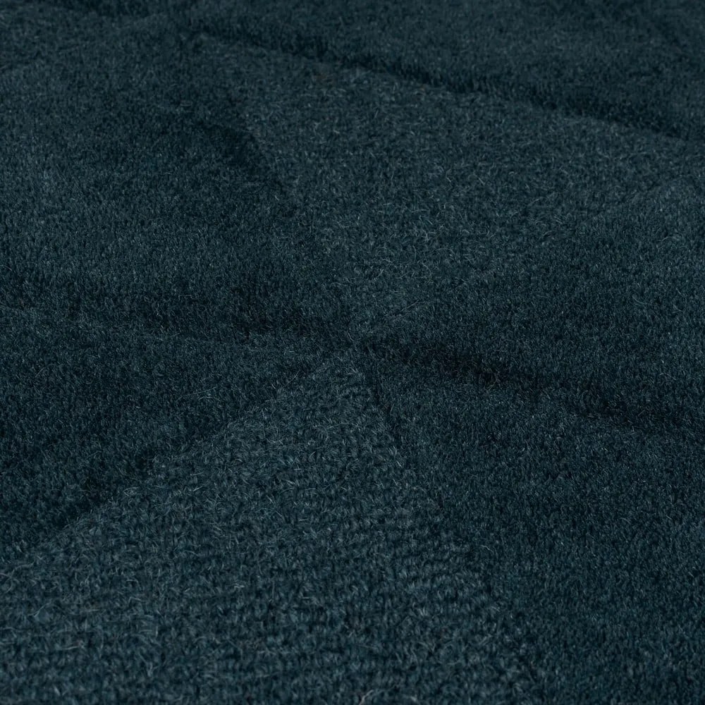 Тюркоазен ръчно изработен вълнен килим 200x290 cm Shard Teal – Flair Rugs