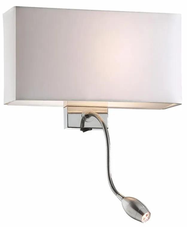 Ideal Lux - Стенна лампа 1xE27/60W/230V + 1x1W/LED