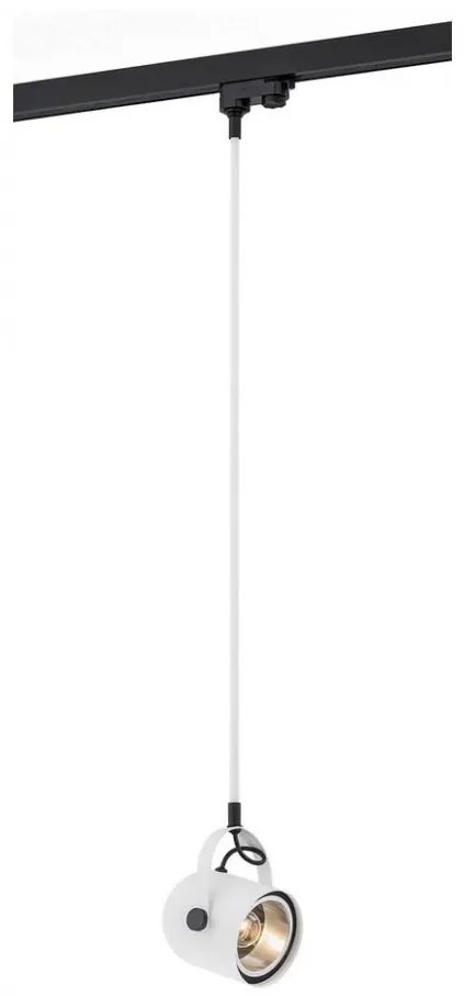 Argon 4312 - Полилей за лентово осветление NET 1xE27/15W/230V бял