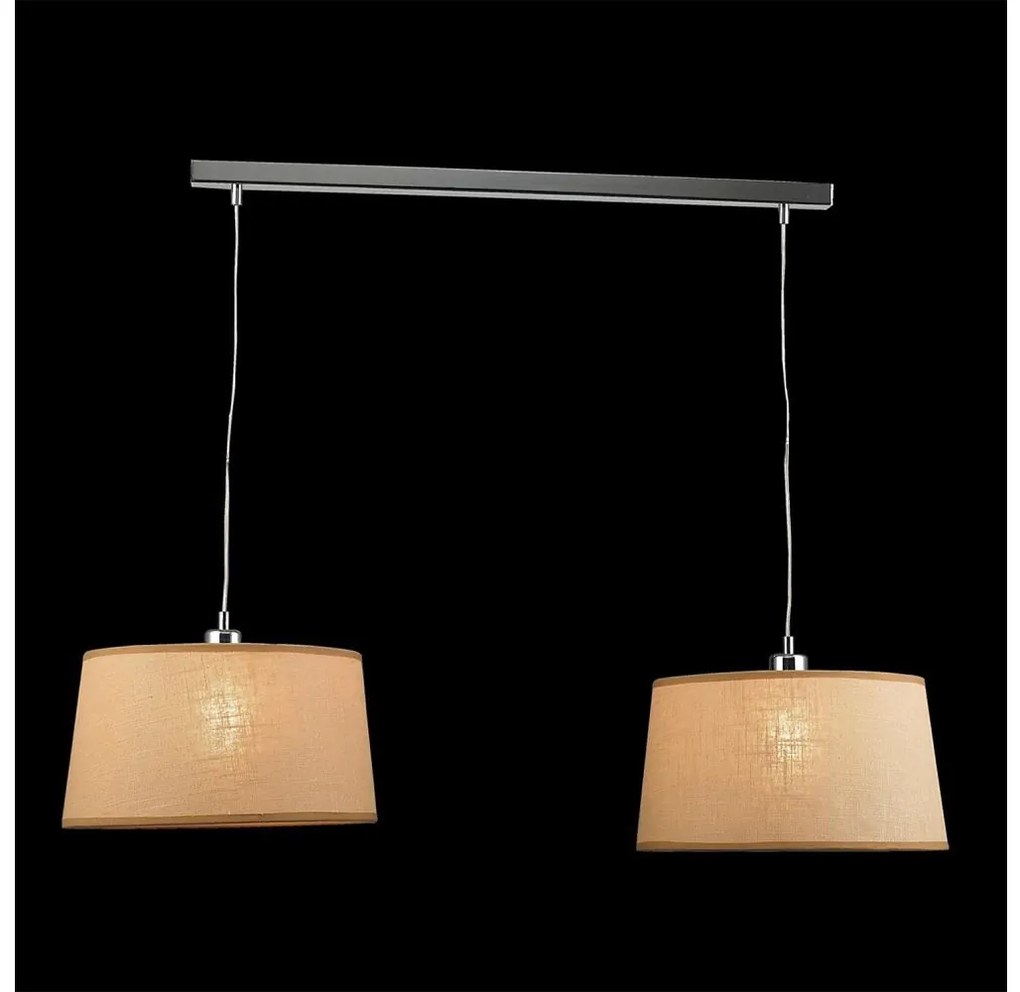 Luxera 18053 - Пендел COMBO 2xE27/60W/230V