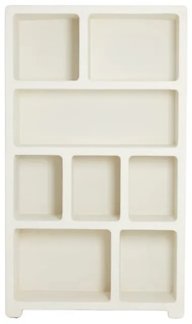 Кремав шкаф за книги 110x190 cm Nahua - Light & Living