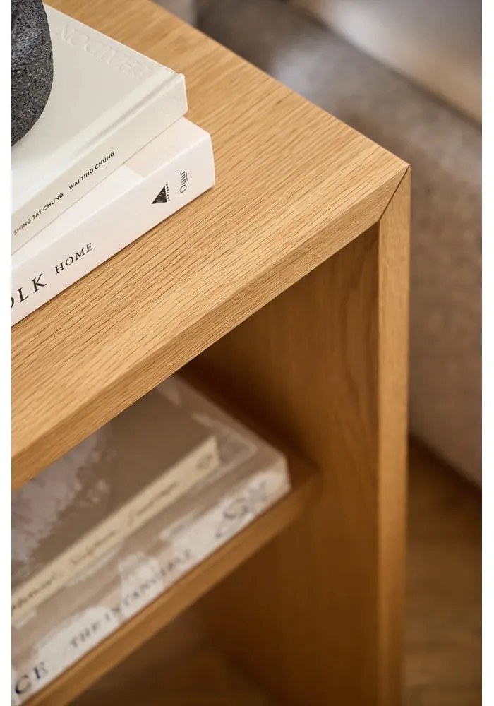 Нощно шкафче от декор от дъб в естествен цвят Arlon – Actona