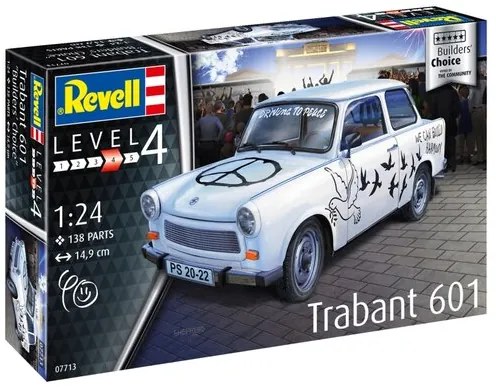 Сглобяем модел, Revell, Builders Choice, Трабант 601С, 138 части