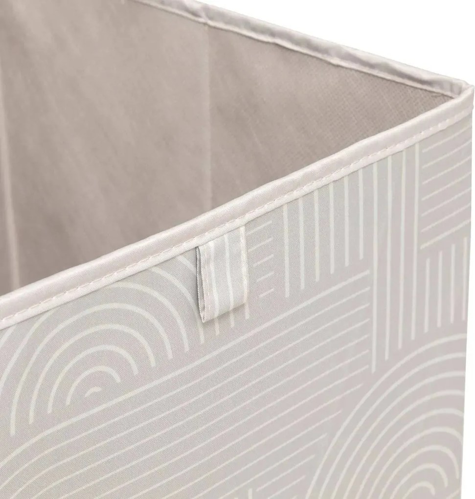 Кутия за съхранение 5five Mix & Modul Zebra, 31x31 cm - Черна