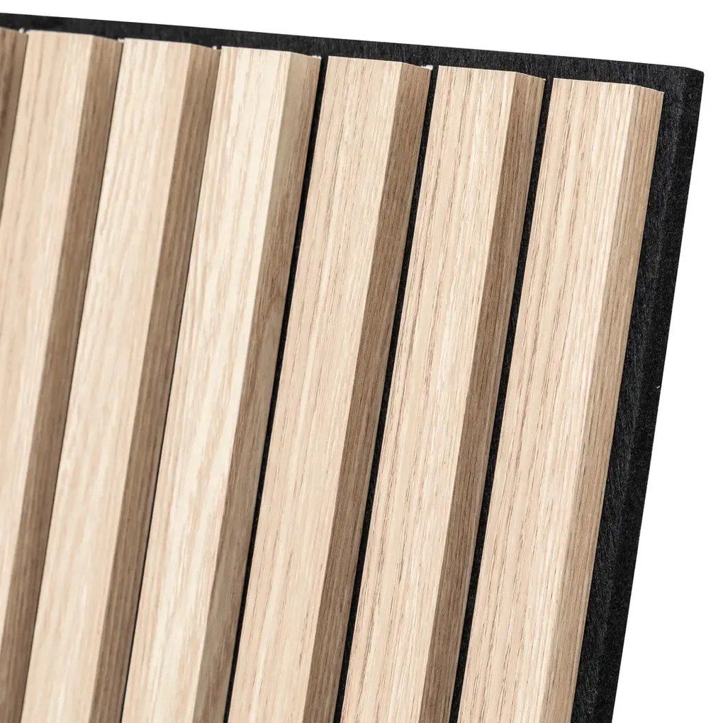 Акустичен декоративен стенен панел atmosphera Colva, MDF, 120x60 cm - Натурален