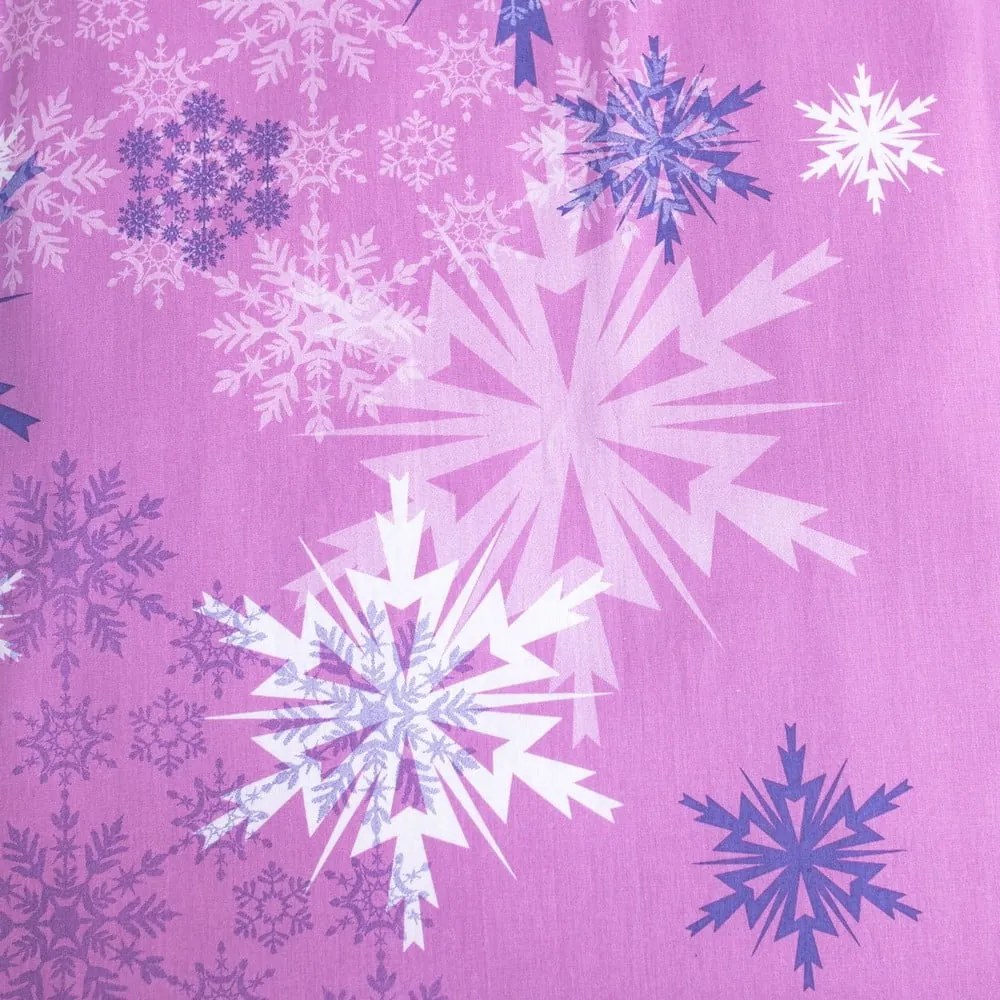 Памучно детско спално бельо за детско креватче 100x135 cm Frozen "Purple" – Jerry Fabrics