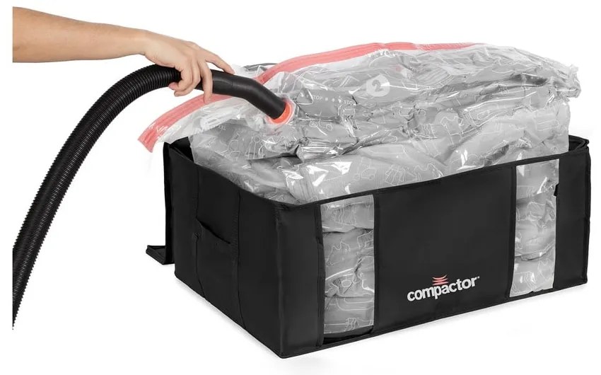 Черна кутия за съхранение с вакуумна опаковка Black Edition, обем 210 л - Compactor