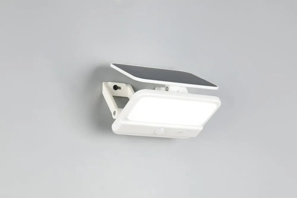 LED стенно външно осветително тяло със соларен панел (височина 9 cm) Viamao – Reality