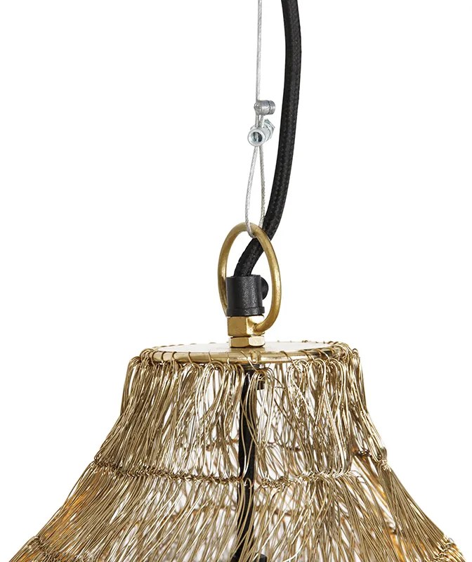 Ориенталски висящ аплик златист 45 см х 60 см - Vadi