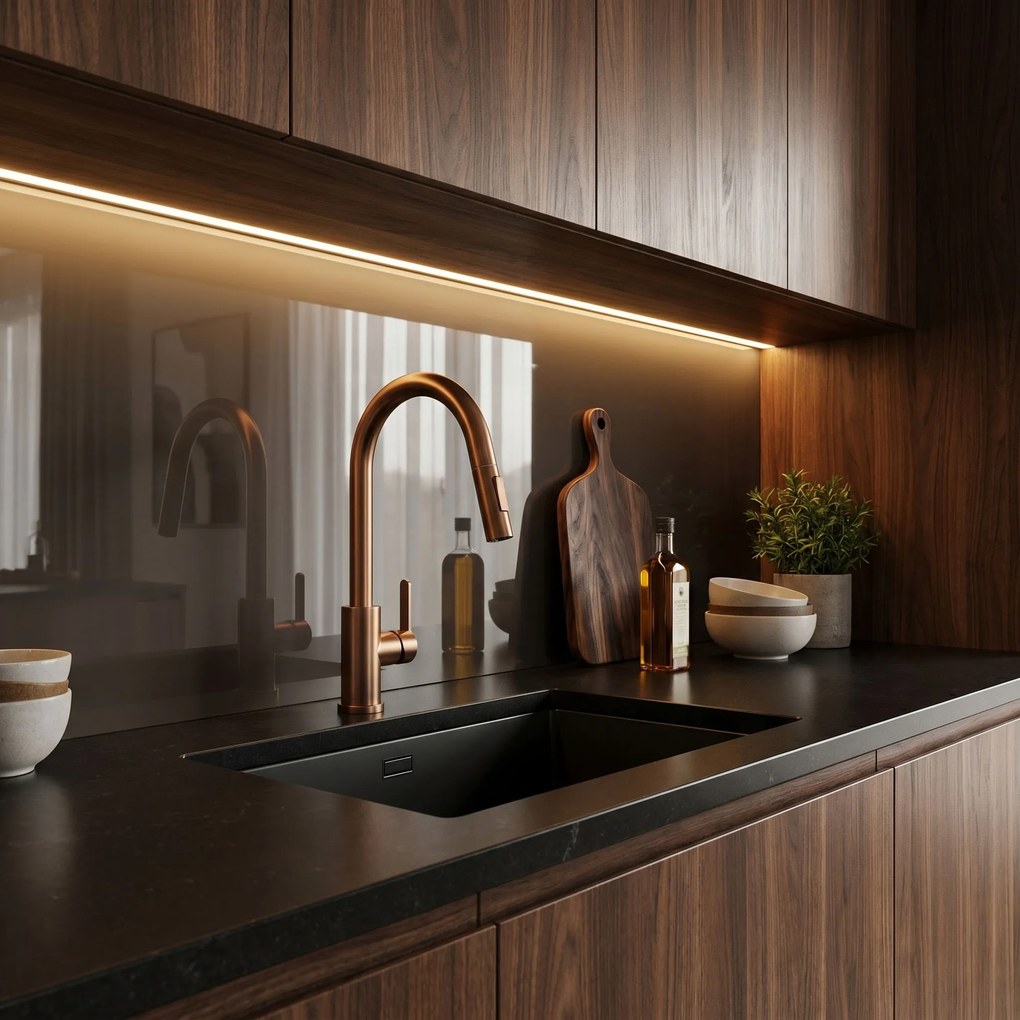 Смесител за кухня REA Ontario Brush Copper