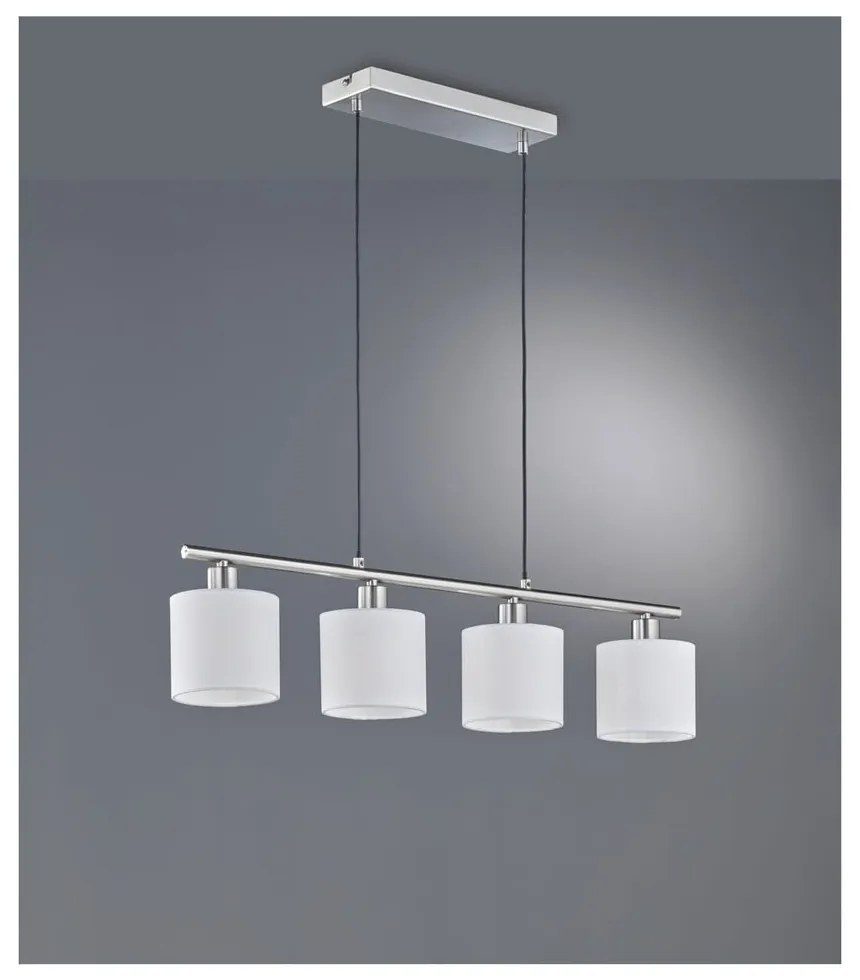 Бяла висулка за 4 крушки p Висулка Tommy - Trio